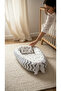 Mattress + Orthopedic Pillow + Breastfeeding Pillow Gray Star and Gray Zigzag Three Products in One - 3
