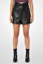 Women Regular Fir Plain Basic Shorts, Black