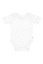 Stars 100% Organic Cotton Baby Short Sleeve Bodysuit
