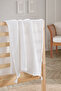 100% Cotton Baby Waffle Pique White - 5