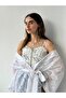 Burning Transparent Fabric Kimono Women White - 4