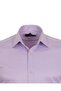 Men's Lilac Cotton Diagonal Fabric Bias Striped Slim and Regular Fit Long Sleeve Shirt - 3