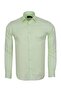 Men's Light Green Shirt Collar Slim and Regular Fit Cotton Woven Long Sleeve Shirt