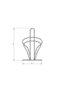 Red Swan Paper Towel Holder Roll Towel Holder Napkin Holder Kitchen Bathroom Stainless Metal - 5