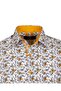 Men's Camel Pattern Shirt Collar Detail Cotton Slim and Regular Fit Long Sleeve Shirt - 3
