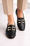 Women's Double Eye Buckle Detailed Ballerina Flats Lightweight Comfortable Sole Daily Shoes Ballerina Flats - 7