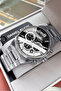 Exclusive Men's Wristwatch 3 Atm Water Resistant Silver Color Steel Band Dke2060C2 - 6