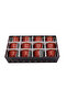 طقم فناجين قهوة عربية مطبوعة مكون من 12 قطعة متعدد الألوان 80 مل - 7
