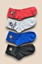 4 Pairs Men's and Women's Socks Colorful Patterned Unisex College Socks 4 Pieces - 2
