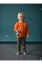 Boy's Crew Neck Sweatshirt with Stitching Detail - 2