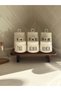Set of 6 Porcelain Spice Bowls with Acacia Stand and Acacia Oil Pot - 2