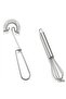 Steel Luxury 2-Piece Whisk Set Egg Cake Pastry Whisk