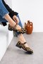 Leopard Pattern Soft Sole Mary Jane Flats - Buckle Low Heel Casual Shoes - 2