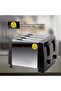 4-Piece Bread Toaster – 1500W Dual-Side Heating (Black) - 5