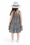 Girl's Summer Bow Gingham Pattern Hat 3-4-5-6-7-8-9-10 Years Old Dress - 6
