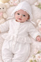 Newborn Baby Girl 10 Piece Lux Hospital Release Blanket with Fringe Detail (100% Cotton Fabric) - 4