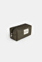 Textured Faux Leather Makeup Bag Si Pen Holder, Khaki Makeup Bag Si, Basket Weave Makeup Bag Si - 2