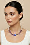 Glass Evil Eye Branch Coral Necklace