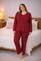 Long Sleeve Bamboo Mother Pajama Set - Young Mother Series - 2