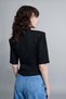 Stand Collar Padded Blouse - 4