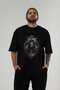 Viking Mythology 18 Pre-Printed Black Oversize T-Shirt Men Women Cotton Crew Neck T-Shirt - 6