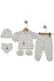 Men's Gemili Tonton 5-Piece Hospital Release Bodysuit Set - 100% Cotton - 2