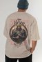 Viking Mythology 8 Back Printed Beige Oversize T-Shirt Men Women Cotton Crew Neck T-Shirt - 6