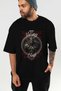 Viking Mythology 21 Pre-Printed Black Oversize T-Shirt Men Women Cotton Crew Neck T-Shirt - 7