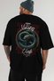 Viking Mythology 25 Back Printed Black Oversize T-Shirt Men Women Cotton Crewneck Tshirt - 6