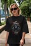 Viking Mythology 18 Pre-Printed Black Oversize T-Shirt Men Women Cotton Crew Neck T-Shirt - 5