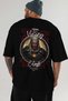 Viking Mythology 14 Back Printed Black Oversize T-Shirt Men Women Cotton Crewneck Tshirt - 6