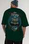 Thor Back Printed Green Oversize T-Shirt Men Women Cotton Crew Neck T-Shirt - 6