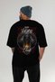 Odin 3 Back Printed Black Oversize T-Shirt Men Women Cotton Crew Neck T-Shirt - 5