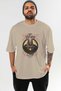 Viking Mythology 14 Pre-Printed Beige Oversize T-Shirt Men Women Cotton Crew Neck T-Shirt - 2