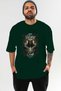 Viking Mythology 9 Pre-Printed Green Oversize T-Shirt Men Women Cotton Crew Neck T-Shirt - 2