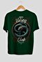 Viking Mythology 25 Back Printed Green Oversize T-Shirt Men Women Cotton Crewneck Tshirt - 2