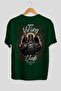 Odin 1 Back Printed Green Oversize T-Shirt Men's Women's Cotton Crew Neck T-Shirt - 2