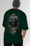 Viking Mythology 28 Back Printed Green Oversize T-Shirt Men Women Cotton Crew Neck T-Shirt - 7