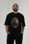 Viking Mythology 2 Pre-Printed Black Oversize T-Shirt Men Women Cotton Crew Neck T-Shirt - 6
