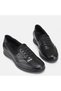 Large Size Women's Padded Shoes Genuine Leather 41-42-43-44-Black Leather - 4