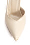 Women's Pointed Toe Open Back Buckle Elegant Stiletto Heeled Shoes - 8