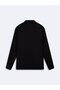 Long Sleeve Regular Basic Black Shirt - 2