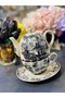 Esterhomedecor Porcelain Teapot and Teacup Set - 6