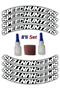 Speed Hunters 3D Automobile Wheel Tire Lettering Sticker Crest Stripe Motorcycle - Set of 8 - 6