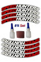 Speed Hunters 3D Automobile Wheel Tire Lettering Sticker Crest Stripe Motorcycle - Set of 8