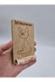 10 Pieces Wooden Painting Ramadan Eid Al-Adha Gift Cards No36 Children's Gift Money Card - 3