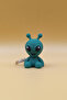 Knitted Patterned Alien Keychain (Plastic)