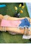 Pinkieby Handmade Denim Detailed Genuine Leather Bohemian Corset Belt - 5