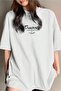 Thousand Masterpieces T-Shirt - White Printed Oversize Crew Neck Short Sleeve Loose Fit - 2