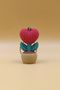 Knitted Patterned Love Flower Keychain (Plastic) - 2